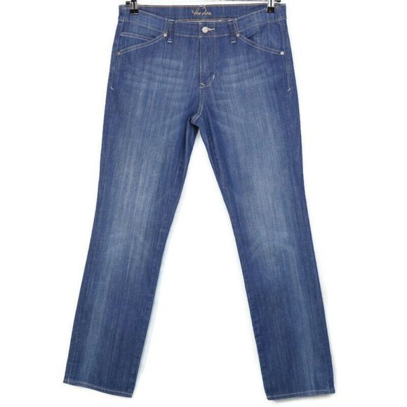Old Navy The Diva Straight Jeans Low Rise Stretch 10 x 32 Reg - Picture 2 of 10